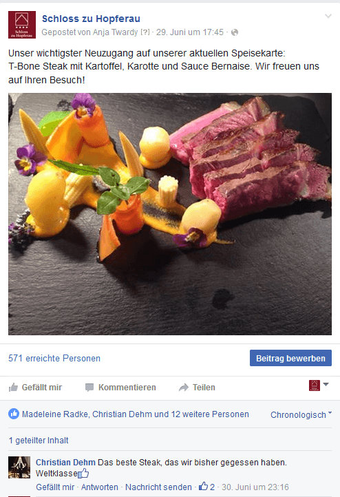 Facebook Steak